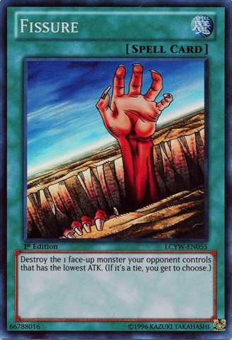 Amazon.com: YU-GI-OH! - Fissure (LCYW-EN055) - Legendary